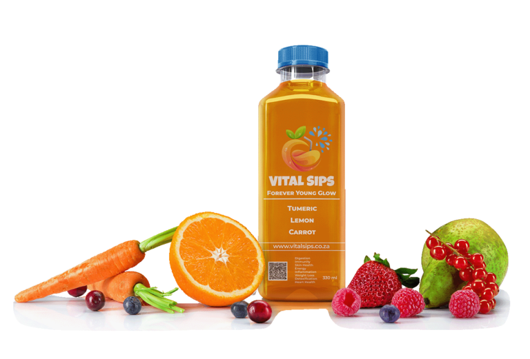 Logo Option #1 Mockup #1 For Website Header Area - Vital Sips